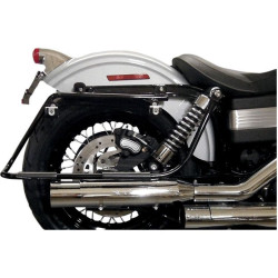 PartzBiz HD DS35010779 - Sumax 8817 Steel Saddlebag Mount Brackets for Harley 91-05 Dyna FXD
