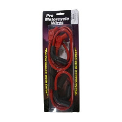 PartzBiz HD DS21040308 - สายหัวเทียน Sumax Taylor 20238 Spiro-Pro 8mm สีแดง 17-18 Harley Touring M8 | 20238