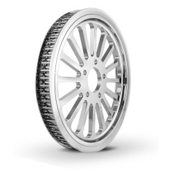 PartzBiz HD M-PL-0166 - DNA Super Spoke Chrome 66 Tooth X 1” รอกหลัง Superspoke Custom Harley HD - M-PL-0166