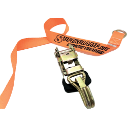 PartzBiz HD WP52-6321 - Superclamp ATV UTV Strap Kit 9000 Tie Downs 4 Straps 4 Hooks 