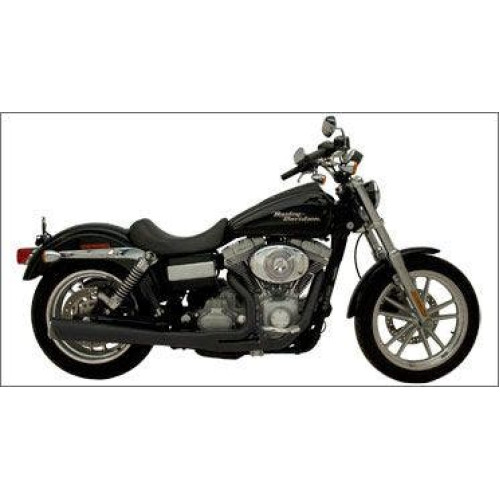 PartzBiz HD: 4402684-Supertrapp 2-Into-1 Supermeg Exhaust System Black Harley Dyna Glide 91-05 | 827-71454 PartzBiz HD: 4402684-Supertrapp 2-Into-1 Supermeg Exhaust System Black Harley Dyna Glide 91-05 | 827-71454