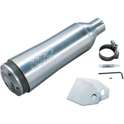 PartzBiz HD DS4MCU1750 - SuperTrapp 4" Aluminum Universal Slip-On Muffler 1.75" Inlet 412-17500 4MCU-1750 PartzBiz HD DS4MCU1750 - SuperTrapp 4" Aluminum Universal Slip-On Muffler 1.75" Inlet 412-17500 4MCU-1750