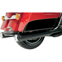 PartzBiz HD DS18011072 - ท่อ SuperTrapp Kerker Black Stout Slip Ons Harley FLH 2017 | 147-78228