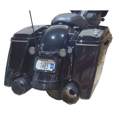 PartzBiz HD: 4402631-Tab Performance 50 Cal 5" Slip-On Mufflers 121-2299 Harley M8 Touring 17-Up
