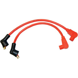PartzBiz HD DSDS242155 - Sumax Taylor 8mm Spiro-Pro สายหัวเทียนสีส้ม Harley 84-94 99 FXR Center | 77835