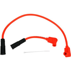 PartzBiz HD DSDS242609 - Sumax Taylor 8mm Spiro-Pro สายหัวเทียนสีส้ม Harley 00-17 FX/FL FXD | 20831