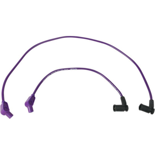 PartzBiz HD: 4402566-Sumax Taylor 8mm Spiro-Pro Purple Colored Spark Plug Wires Set Harley 09-16 FLH | 20336