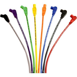 PartzBiz HD DSDS242149 - Sumax Taylor 8mm Spiro-Pro สายหัวเทียนสีแดง Harley 84-99 FX/FL 91-98 FXD | 77231