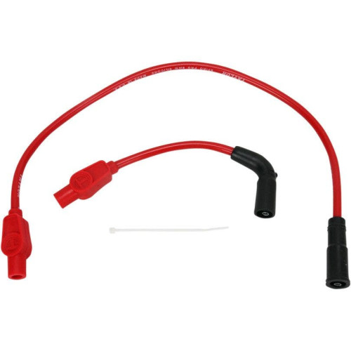PartzBiz HD: 4402576-Sumax Taylor 8mm Spiro-Pro Red Colored Spark Plug Wires Harley 99-08 FLH Carb | 20233