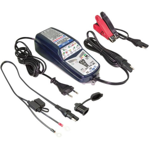 PartzBiz HD: 4402548-Tecmate Optimate 4 1A Dual Program Weatherproof Desulfating 12V Battery Charger PartzBiz HD: 4402548-Tecmate Optimate 4 1A Dual Program Weatherproof Desulfating 12V Battery Charger