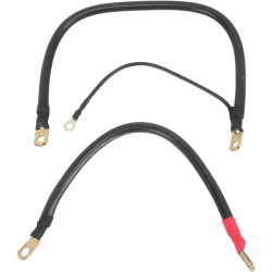 PartzBiz HD DS21130206 - Terry Components 4 Gauge Complete Battery Cable Kits Harley 07 FLHT w/ Aux Wire | 22040 PartzBiz HD DS21130206 - Terry Components 4 Gauge Complete Battery Cable Kits Harley 07 FLHT w/ Aux Wire | 22040