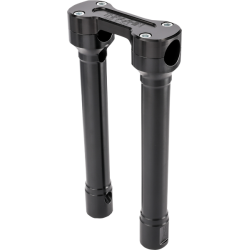 PartzBiz HD DS06021242 - Thrashin Supply Black 10 ” Hole Shot Risers สายไฟภายใน 3.5 ” Center Harley