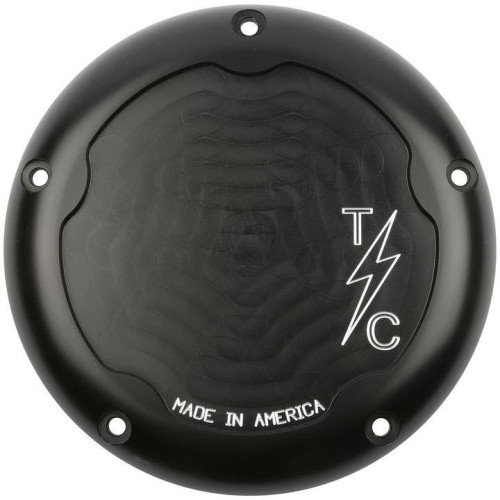 PartzBiz HD: 4402517-Thrashin Supply Black 5 Hole Derby Cover Dished Harley M8 Touring 17-Up PartzBiz HD: 4402517-Thrashin Supply Black 5 Hole Derby Cover Dished Harley M8 Touring 17-Up