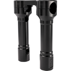 PartzBiz HD DS06021246 - Thrashin Supply Black 6 ” Hole Shot Risers สายไฟภายใน 3.5 ” Center Harley