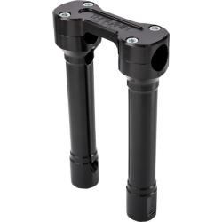 PartzBiz HD DS06021244 - Thrashin Supply Black 8 ” Hole Shot Risers สายไฟภายใน 3.5 ” Center Harley