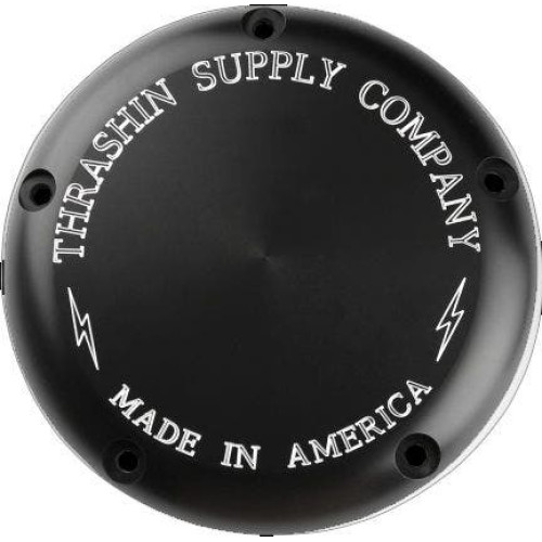 PartzBiz HD: 4402495-Thrashin Supply Black Classic Billet Derby Cover 5-Hole Evo Big Twin TSC-3010-4 1107-0587 11070587 PartzBiz HD: 4402495-Thrashin Supply Black Classic Billet Derby Cover 5-Hole Evo Big Twin TSC-3010-4 1107-0587 11070587
