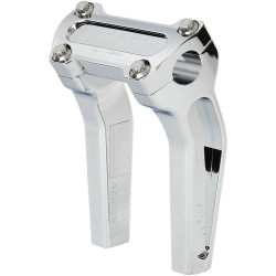 PartzBiz HD DS06021047 - Thrashin Supply Company Chrome 6.5 ” ไม่มีคัทเอาท์ตัวยกแฮนด์ TSC-6525-3 0602-1047 06021047 bar custom harley davidson