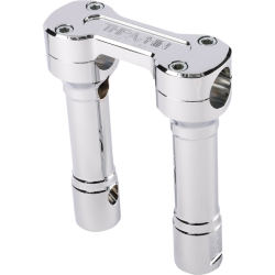 PartzBiz HD DS06021245 - Thrashin Supply Chrome 6 ” Hole Shot Risers สายไฟภายใน 3.5 ” Center Harley
