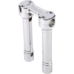 PartzBiz HD DS06021243 - Thrashin Supply Chrome 8 ” Hole Shot Risers สายไฟภายใน 3.5 ” Center Harley