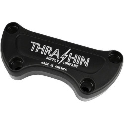 PartzBiz HD DS06030796 - Thrashin Supply Co Black 1 ” แคลมป์แฮนด์ตัวบน FX FL TSC-2800-4 0603-0796 06030796