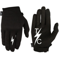 PartzBiz HD DS33013329C - Thrashin Supply Company ถุงมือมอเตอร์ไซค์ Black/Black Stealth V2