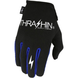 PartzBiz HD DS33013497C - Thrashin Supply Company ถุงมือมอเตอร์ไซค์ Stealth สีดำ/น้ำเงิน