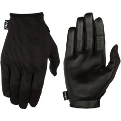 PartzBiz HD DS33013334C - บริษัท Thrashin Supply Company ถุงมือมอเตอร์ไซค์หนัง Stealth สีดำ