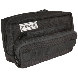 PartzBiz HD DS35100102 - Thrashin Supply Company THB-0003 กระเป๋าใส่แฮนด์รถสีดำ Universal Fit 3510-0102 35100102 Harley Storage Bag trip travel cargo กระเป๋าเดินทางแพ็ครถจักรยานยนต์จักรยาน harley chopper street อุปกรณ์เครื่องมือ