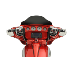 PartzBiz HD DS06012563 - Todd's Cycle 10" Black  1-1/4" Ape Hanger Handlebar for Harley Batwing FLH 96-22 | 0601-2563