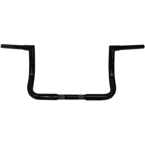 PartzBiz HD: 4402346-Todd's Cycle 10" Flat Black  1-1/4" Ape Hanger Handlebar for Harley Batwing 96-22 | 0601-2564