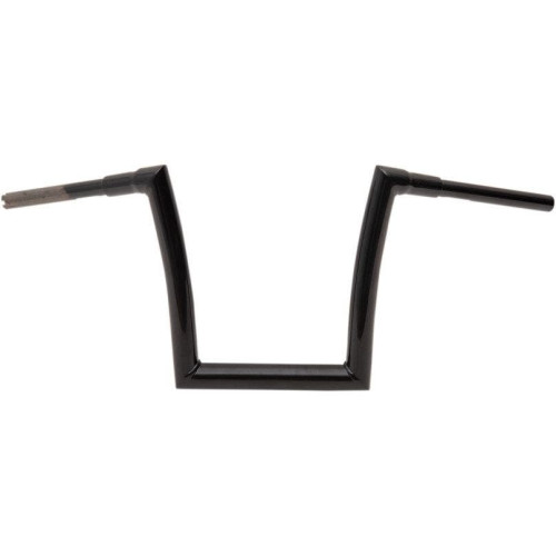 PartzBiz HD: 4402354-Todd's Cycle 12" Gloss Black Strip 1 1/2" 1.5 Handlebars for Harley FLT Softail  | 0601-2236