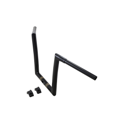 PartzBiz HD DS06013986 - Todd's Cycle 12" Rise Black 1-1/4" Handlebars for Harley Road Glide FLTR 15-23 | 0601-3986