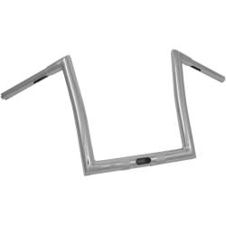 PartzBiz HD DS06013985 - Todd's Cycle 12" Rise Chrome 1-1/4" Handlebars for Harley Road Glide FLTR 15-23 | 0601-3985