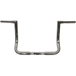 PartzBiz HD DS06012565 - Todd's Cycle 13" Chrome 1-1/4" Ape Hanger Handlebar for Harley Batwing FLH 96-22 | 0601-2565