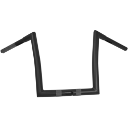 PartzBiz HD DS06013990 - Todd's Cycle 14" Rise Flat Black 1-1/4" Handlebars for Harley Road Glide 15-23 | 0601-3990
