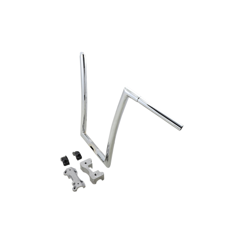 PartzBiz HD: 4402326-Todd's Cycle 17" Rise Chrome 1-1/4" Handlebars for d Road Glide FLTR 15-23 | 0601-3991