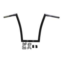 PartzBiz HD DS06013993 - Todd's Cycle 17" Rise Flat Black 1-1/4" Handlebars for Harley Road Glide 15-23 | 0601-3993 PartzBiz HD DS06013993 - Todd's Cycle 17" Rise Flat Black 1-1/4" Handlebars for Harley Road Glide 15-23 | 0601-3993