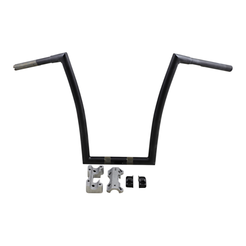 PartzBiz HD: 4402327-Todd's Cycle 17" Rise Flat Black 1-1/4" Handlebars for Harley Road Glide 15-23 | 0601-3993