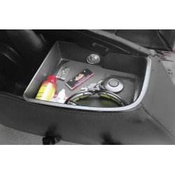 PartzBiz HD WP980-01003 - Top Shelf Hardbagger Organizer 97-08 Harley Road King Classic Leather Hard Bags | TS104HD-L