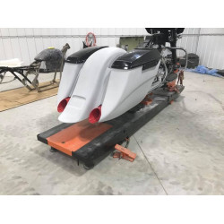 PartzBiz HD TP-MINIMNYMKRLED-1419-PCKG - Top Shop 5.5" Mini Money Maker Rear Fender LED Taillight Kit Harley 14-19 touring electra road stree glide king TP-MINIMNYMKRLED-1419-PCKG