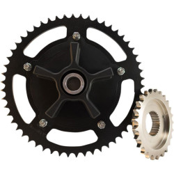PartzBiz HD DS12101851 - Trask 530 Chain Drive Conversion Cush Kit w/ Front Sprocket Harley FLH/T | TM-2901 PartzBiz HD DS12101851 - Trask 530 Chain Drive Conversion Cush Kit w/ Front Sprocket Harley FLH/T | TM-2901