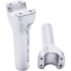 PartzBiz HD DS06020818 - Trask Assault Series Chrome 4 ” Rise 1 1/4 ” ไรเซอร์แฮนด์ Harley & Custom | TM-8601-4CH