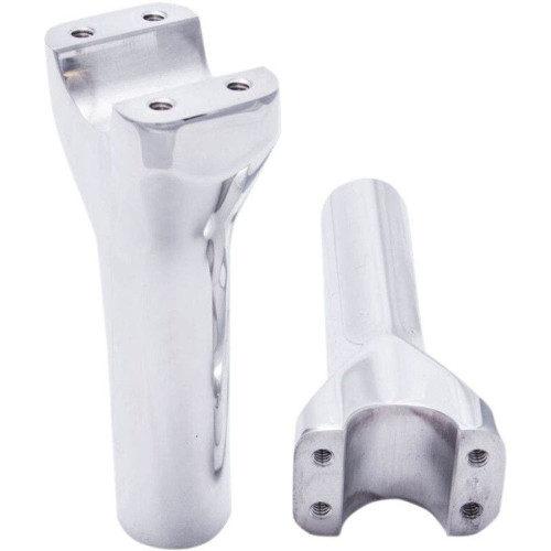 PartzBiz HD: 4402291-Trask Assault Series Chrome 4" Rise 1 1/4" Handlebar Risers Harley & Custom | TM-8601-4CH