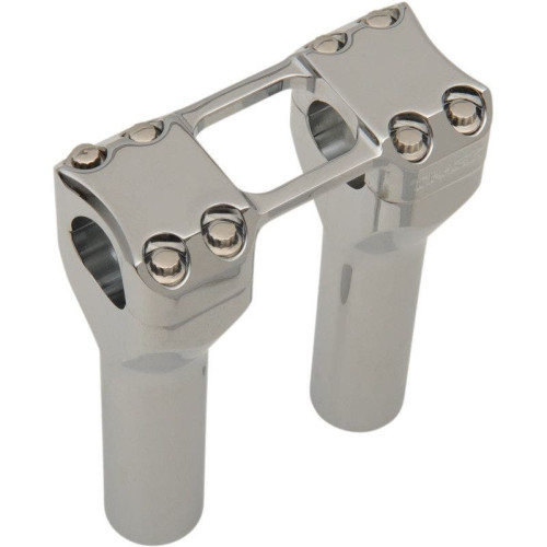 PartzBiz HD: 4402251-Trask Assault Series Chrome 6" Rise 1 1/4" Handlebar Risers Harley & Custom | TM-8601-6CH