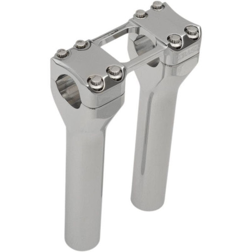 PartzBiz HD: 4402252-Trask Assault Series Chrome 8" Rise 1 1/4" Handlebar Risers Harley & Custom | TM-8601-8CH