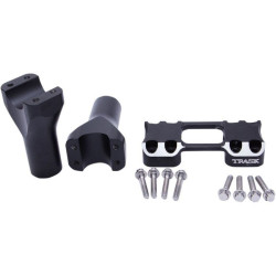 PartzBiz HD DS06020822 - Trask Assault Series Reverse Cut 4 ” Rise 1 ” ไรเซอร์แฮนด์ Harley & Custom | TM-8602-4RC