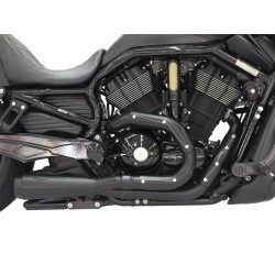 PartzBiz HD DS18002521 - Trask Black TM-5400BK Assault 2-into-1 Exhaust System Harley V-Rod 07-17 PartzBiz HD DS18002521 - Trask Black TM-5400BK Assault 2-into-1 Exhaust System Harley V-Rod 07-17