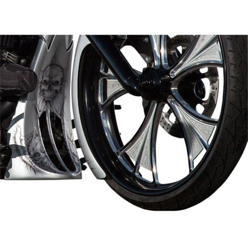 PartzBiz HD: 4402239-Trask Chin Scoop Spoiler For Harley FLH/T Touring W/ Raked Front End 98-08 | TM-2098