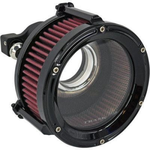 PartzBiz HD: 4402229-Trask TM-1022-GBK Assault Charge High-Flow Air Cleaner Black Harley XL 91-22 1010-2631 10102631 sportster best for davidson xl sporty nightster bobber custom perofmance