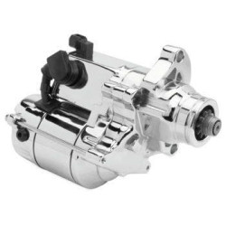 PartzBiz HD TR215503 - Twin Power 215501 มอเตอร์สตาร์ท 1.4 kW Chrome Harley Twin Cam 06-17 OE 31618-06A